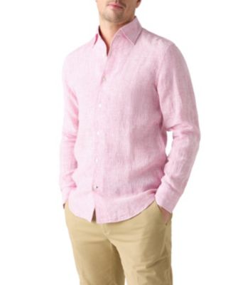 Morgan Medium Stripe Linen Shirt