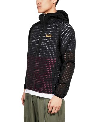 System Hooded Basketweave Jacket
