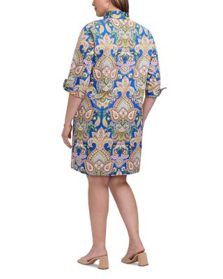 Plus Tammy Three Quarter Sleeve Dress