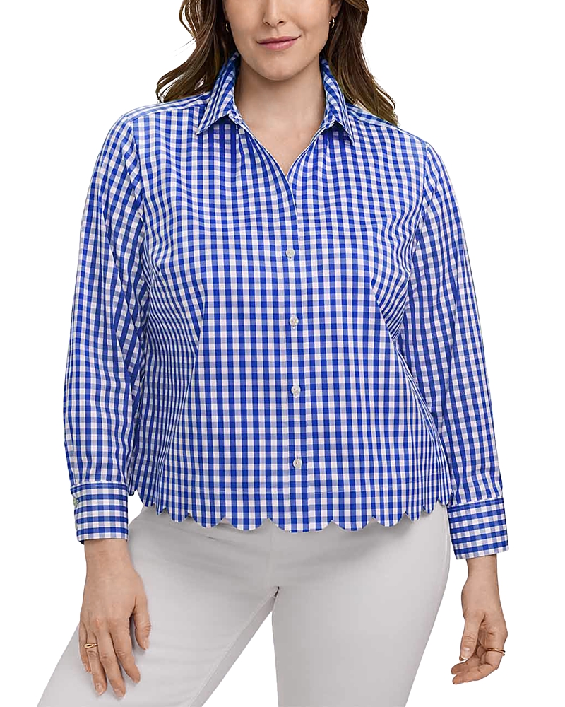 Foxcroft Plus Scarlett Long Sleeve Shirt