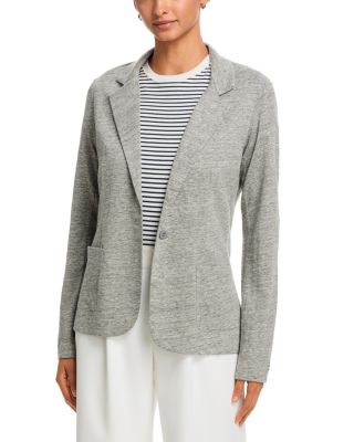 Fitted Linen Blazer