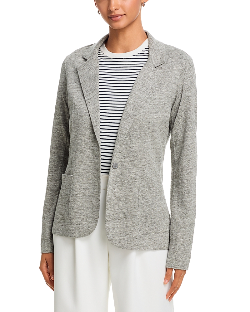 Majestic Filatures Fitted Linen Blazer
