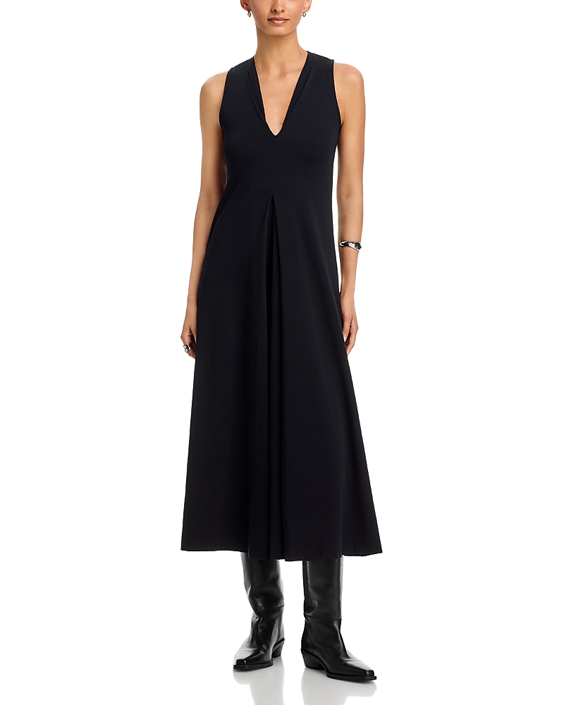 Majestic Filatures Supima Cotton V Neck Tank Dress
