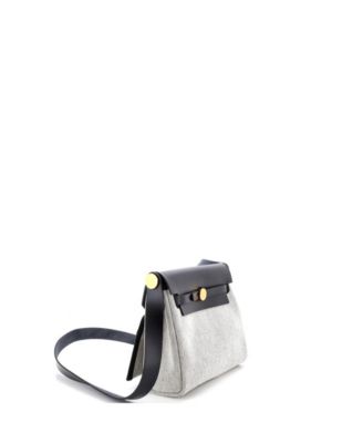 20 Herbag Zip Toile and Leather