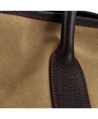 36 Garden Party Tote Toile and Leather