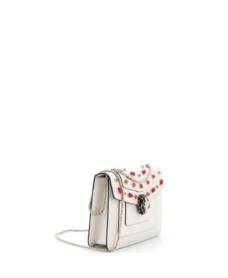  Mini Serpenti Forever Shoulder Bag Embellished Leather