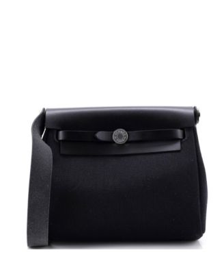 20 Herbag Zip Toile and Leather