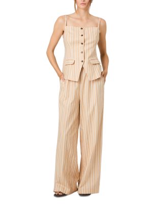 Aspen Striped Tailored Top & Pants