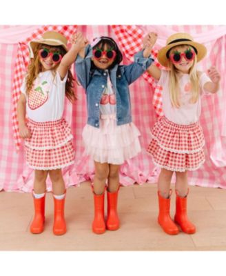 Girls' Cherry Sequin Patch Denim Jacket - Little Kid, Big Kid