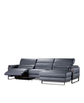 Lucano 3-Piece Power Reclining Leather Sectional