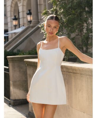 York Satin Minidress