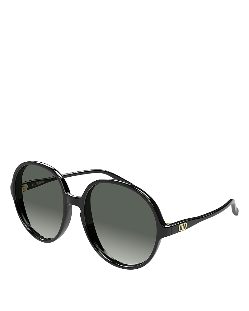 Valentino Round Sunglasses, 59mm