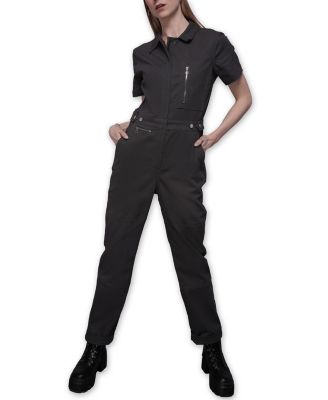  The Essential High Waisted Zipper Coverall
