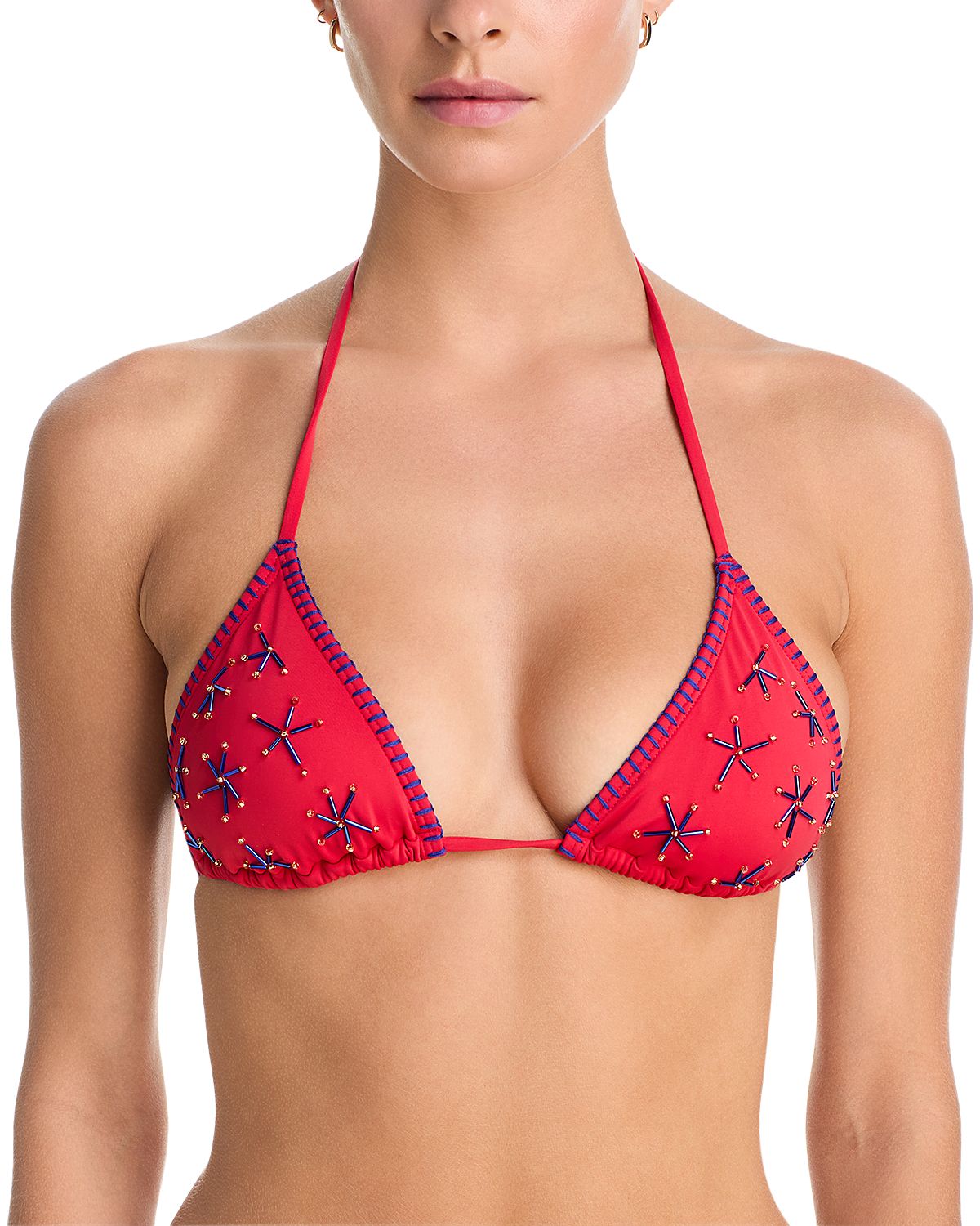 Staud Lido Triangle Bikini Top