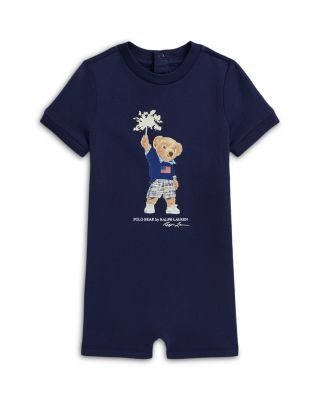 Boys' Polo Bear Cotton Jersey Shortall - Baby