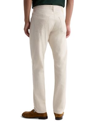 Everett Slim Straight Pants in Natural