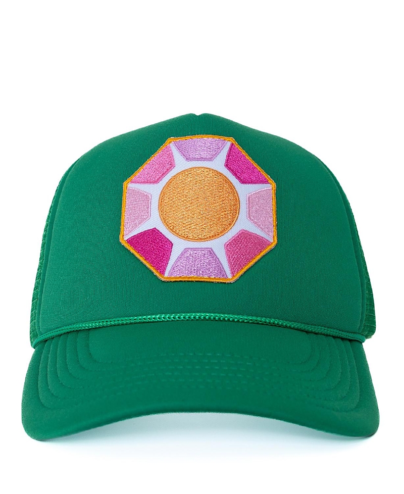 Sunshine Society Girls' Solitaire Sun Trucker Hat