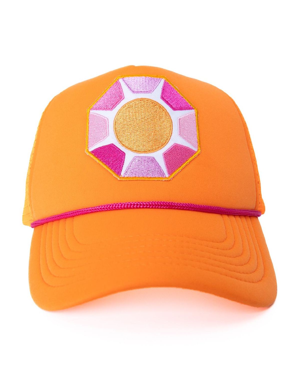 Sunshine Society Girls' Solitaire Sun Trucker Hat