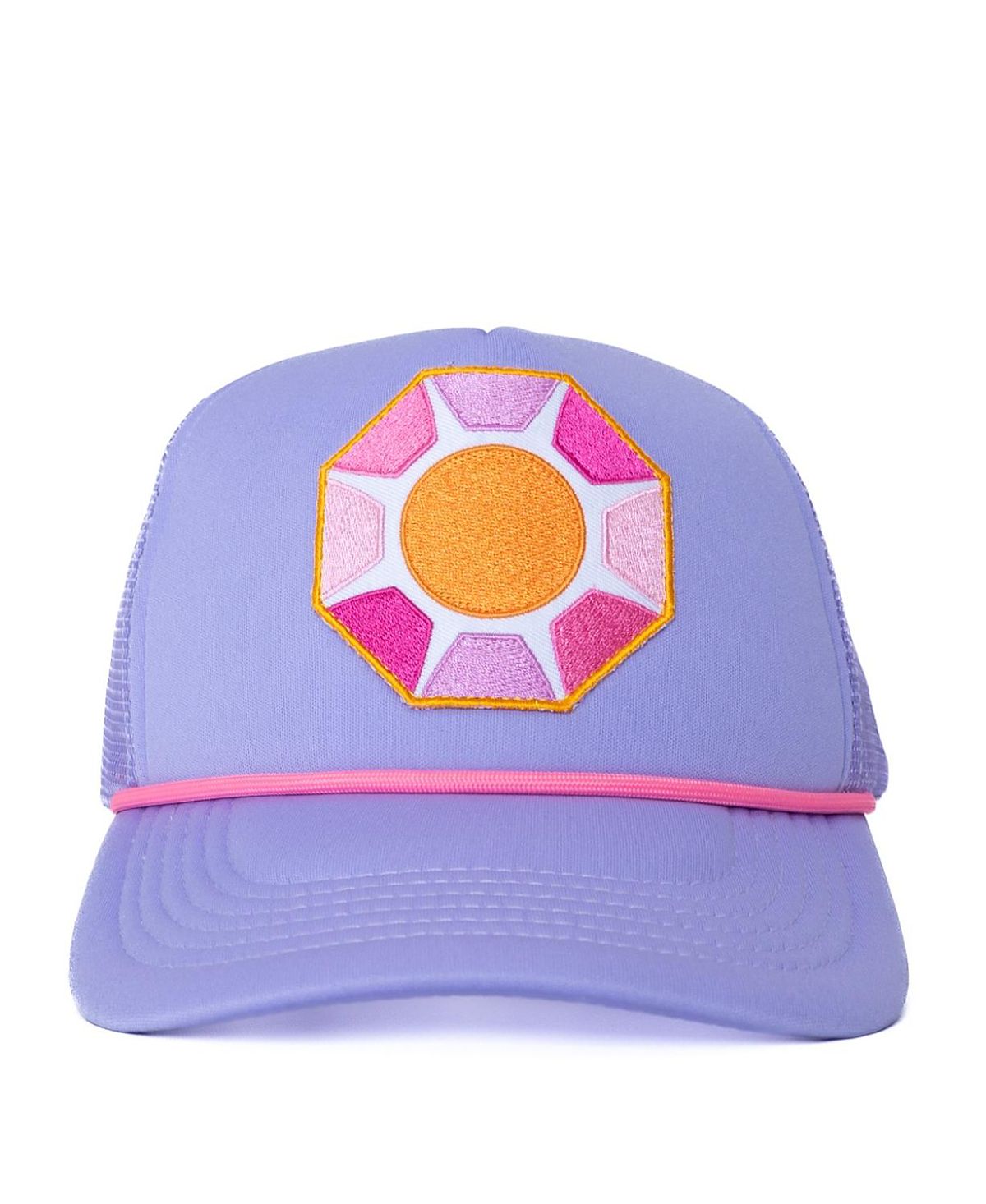 Sunshine Society Girls' Solitaire Sun Trucker Hat