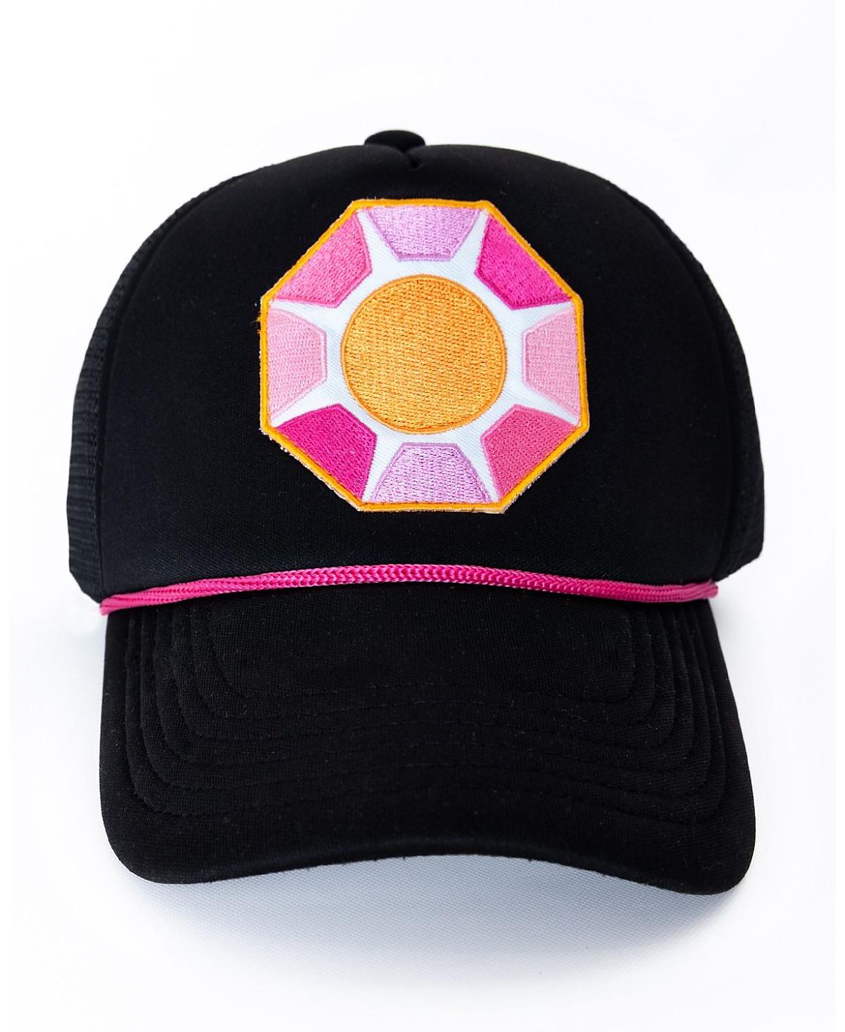 Sunshine Society Girls' Solitaire Sun Trucker Hat