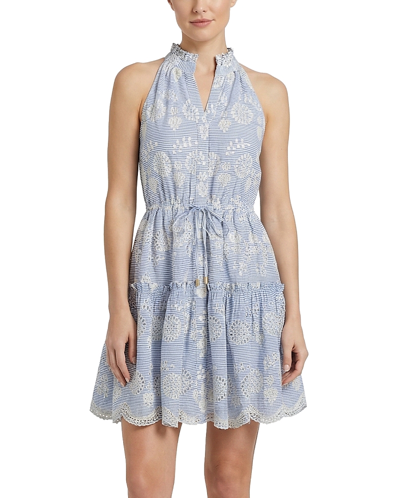 Change of Scenery Charlotte Sleeveless Eyelet Shirt Dress