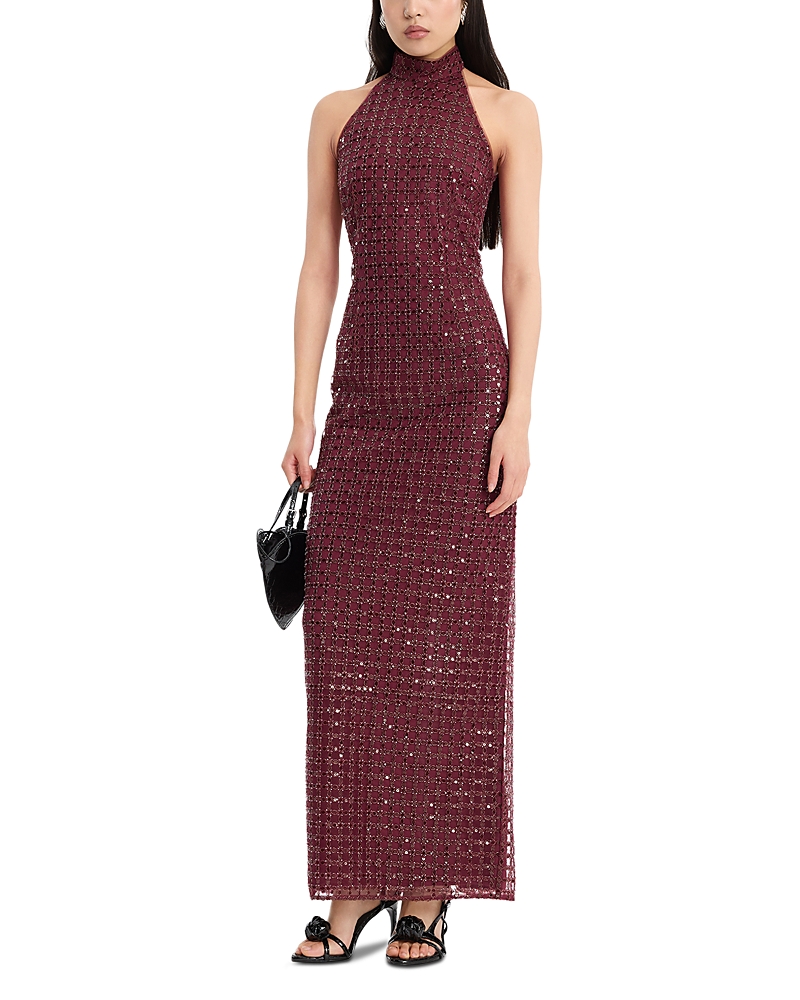 Rotate Beaded Maxi Dress