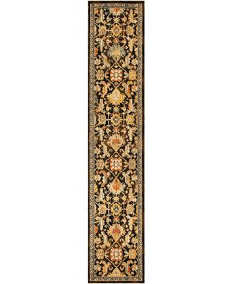 Nourison Home Antique Bloom ANB02 2'4"x12' Runner Area Rug