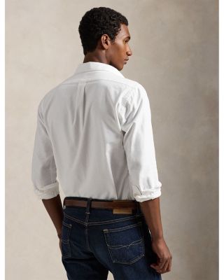 Classic Fit Long Sleeve Cotton Oxford Button Down Shirt