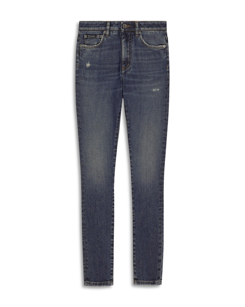 Dolce & Gabbana Audrey Skinny Denim Jeans in Medium Blue by Bloomingdale's