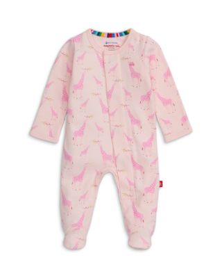 Girls' Cotton Giraffe Footie - Baby