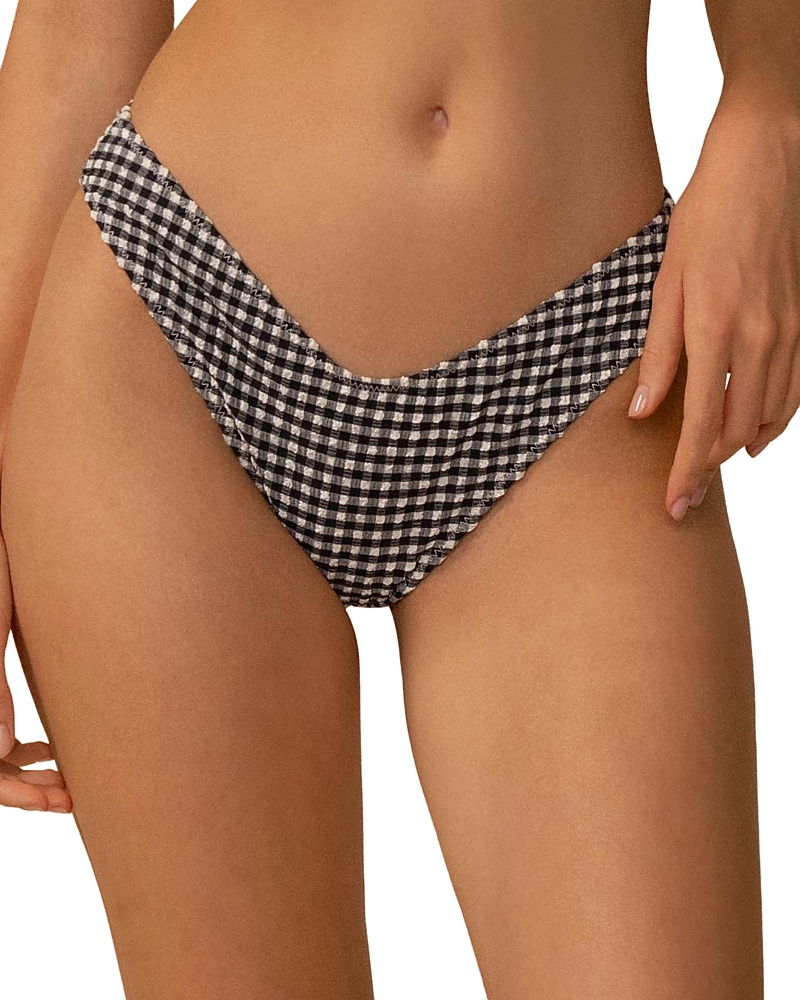 Montce Lulu Gingham Bikini Bottom