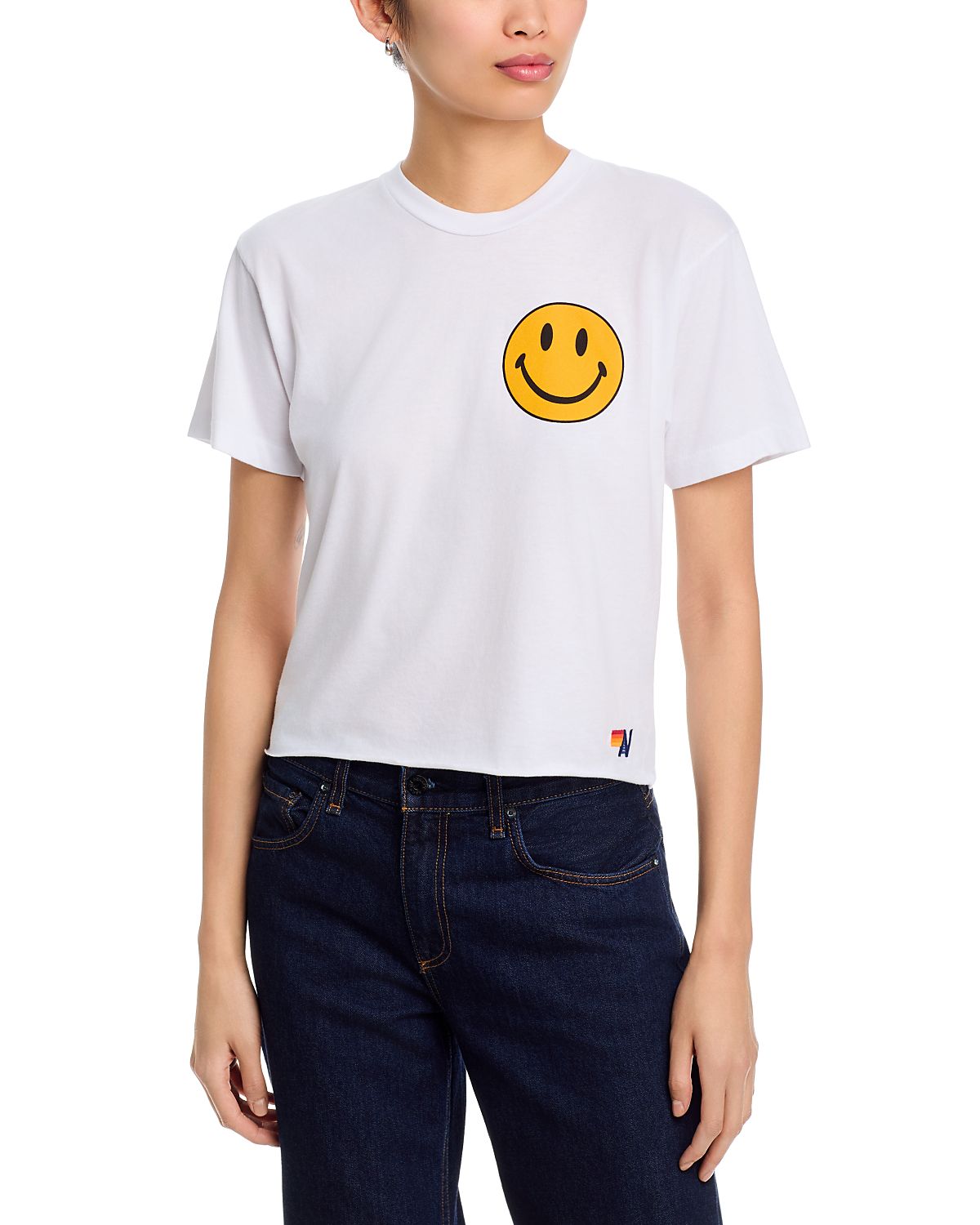 Aviator Nation Smiley 2 Boyfriend Tee