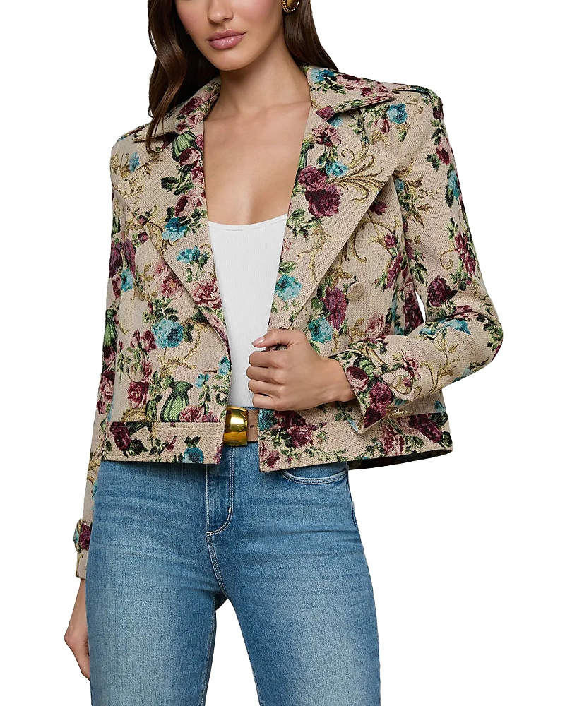 L'Agence Xoey Cropped Trench Coat