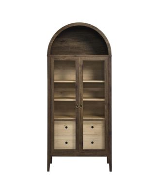  Nolan Tall Arched Storage Display Cabinet