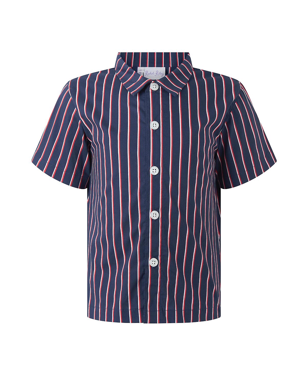 Rachel Riley Boys' Striped Shirt - Little Kid, Big Kid