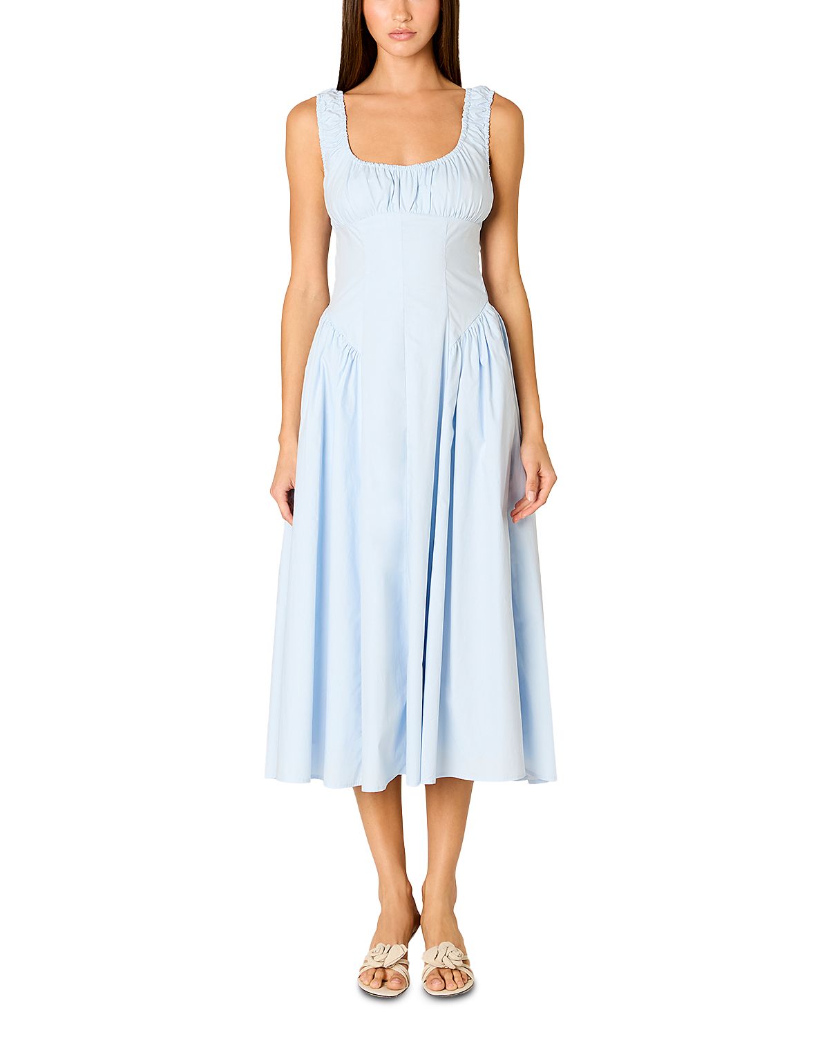 Nia Vittoria Sleeveless Midi Dress