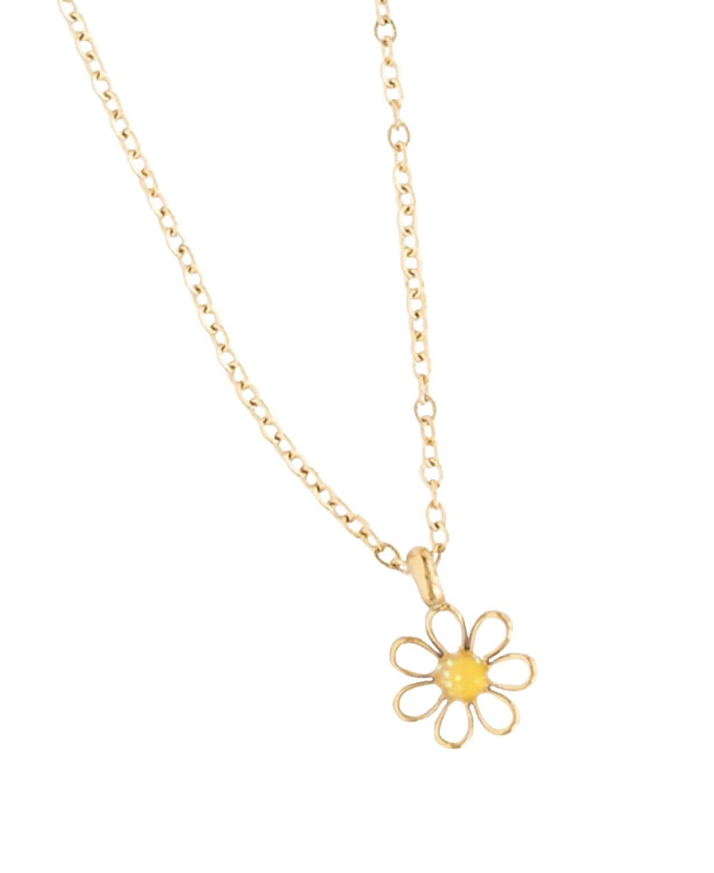 Pip Pop Girls' Daisy Pendant Necklace