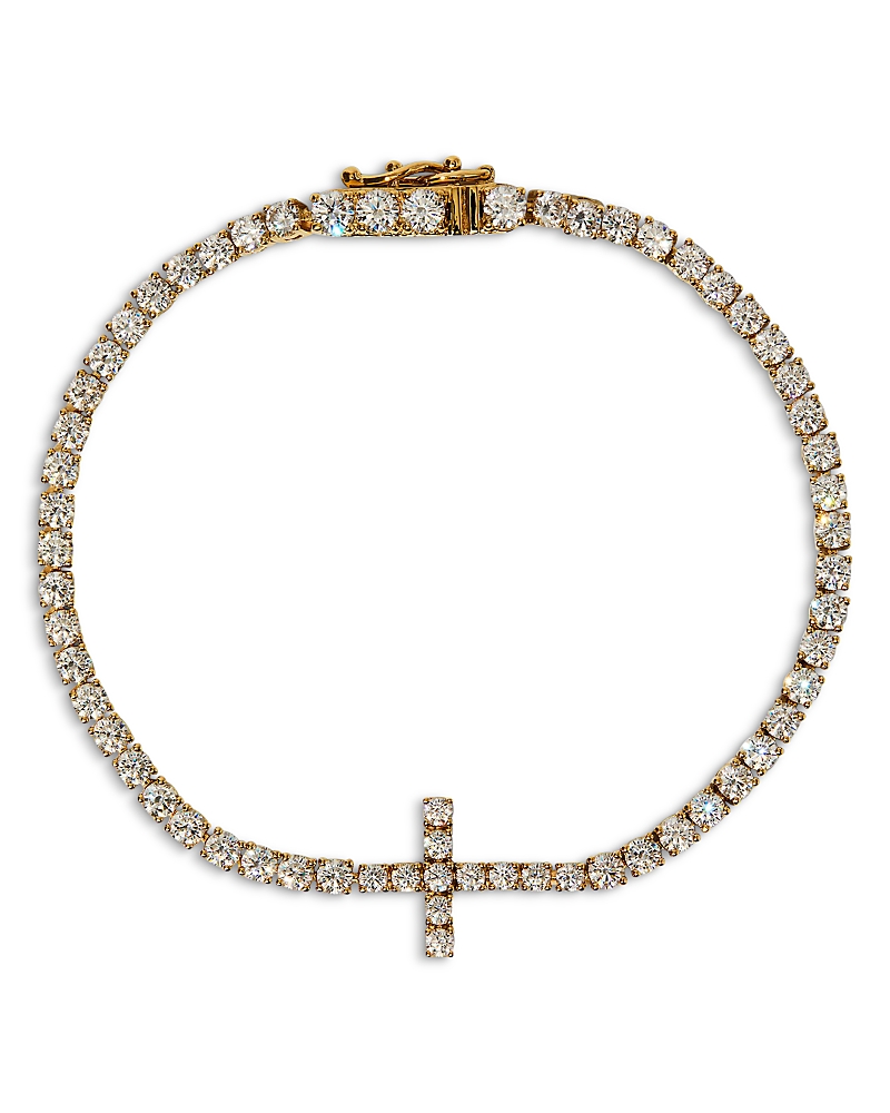 Nadri Astrid Cubic Zirconia Cross Tennis Bracelet