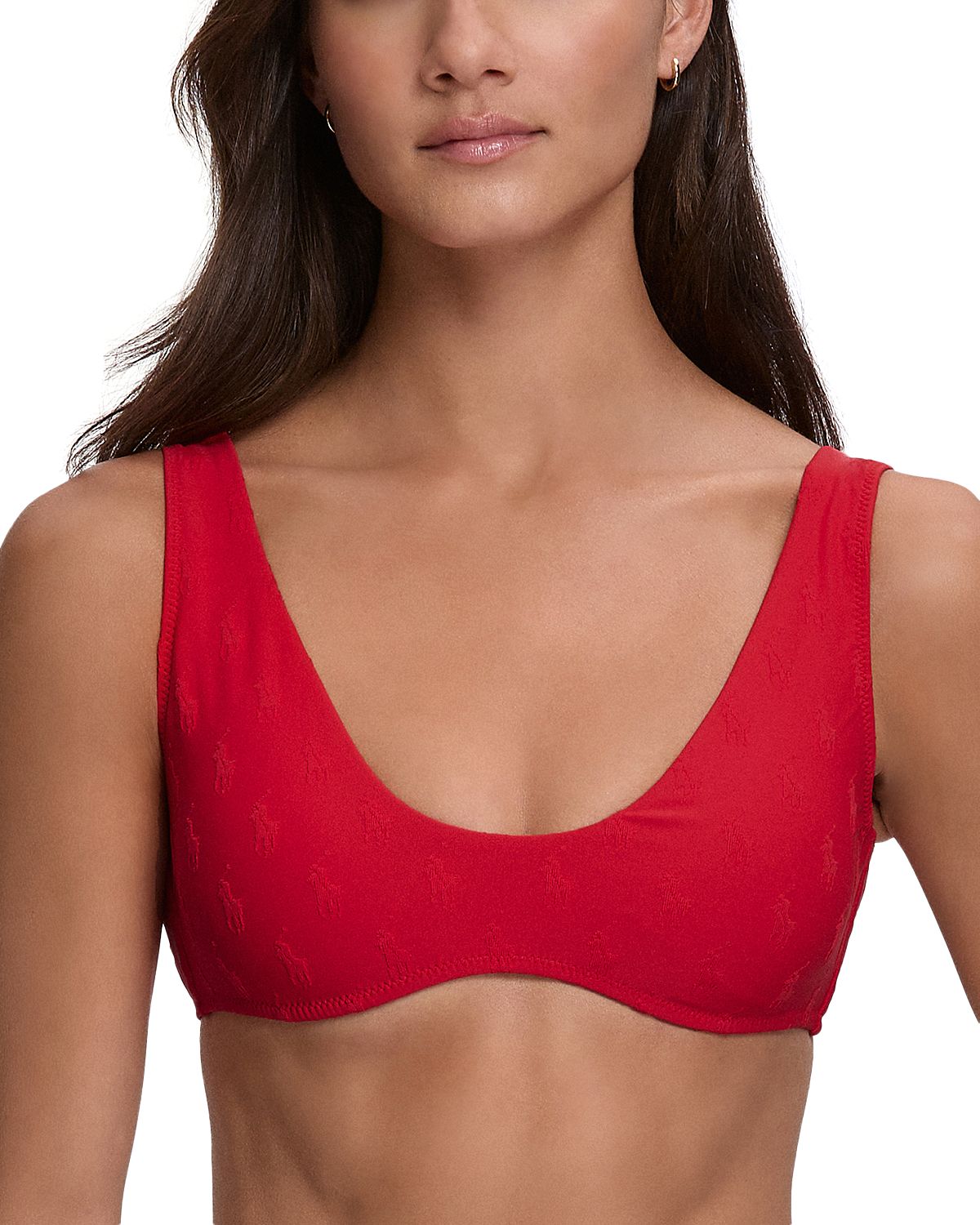 Polo Ralph Lauren Deep Scoop Bralette Bikini Top
