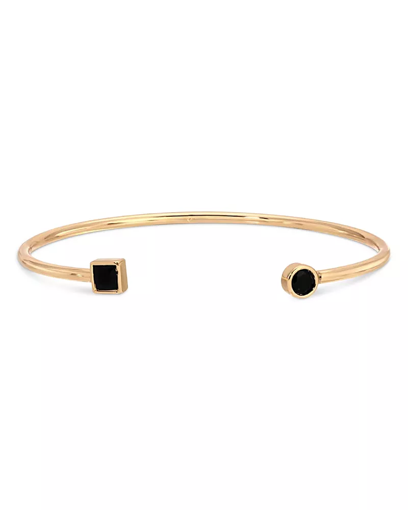 Ettika Crystal Shapes Cuff Bracelet