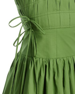 moon river pleated dress Moon River Pleated Midi Dress | Green | Size M