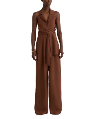 Petite Taya Tie Front Jumpsuit