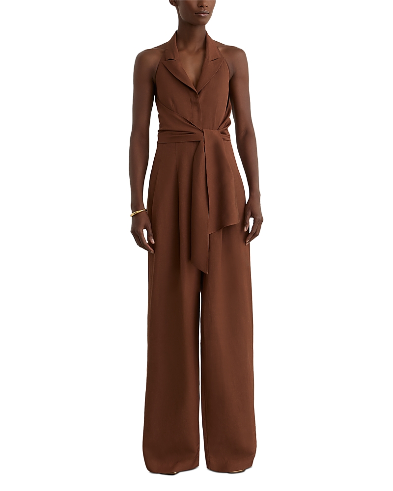 Reiss Petite Taya Tie Front Jumpsuit