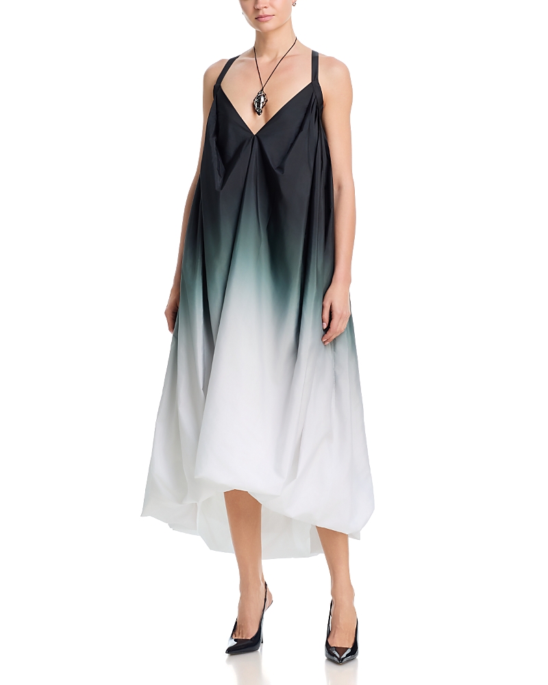 Norma Kamali Strap Bubble Dress