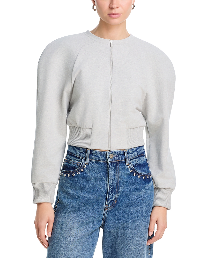 Norma Kamali Oversized Crewneck Bomber