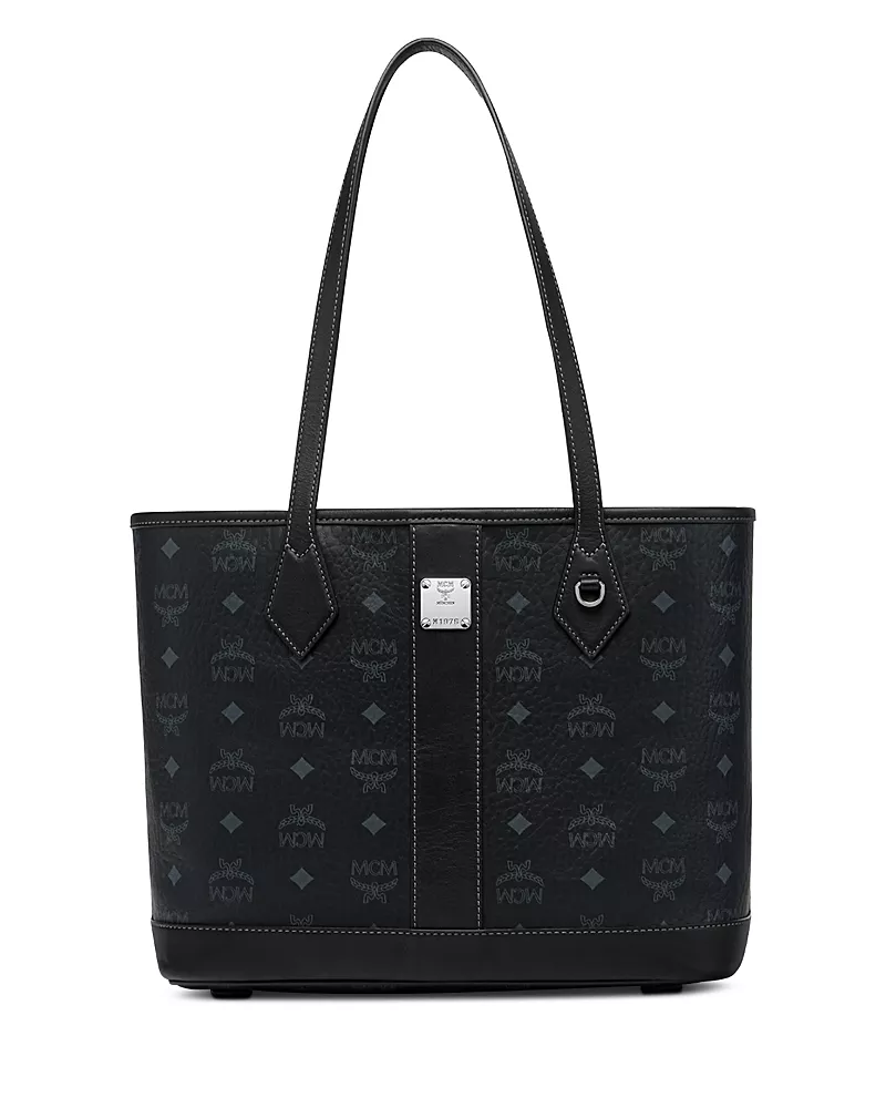 Mcm Liz Small Visetos Leather Tote