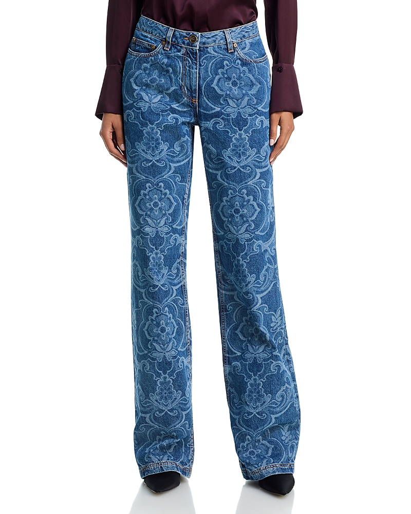 Etro Denim Jeans in Multicolor Azure