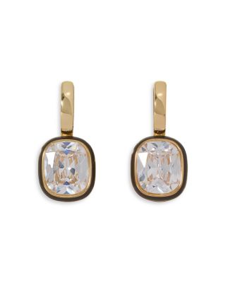 The Cubic Cushion Drop Earrings