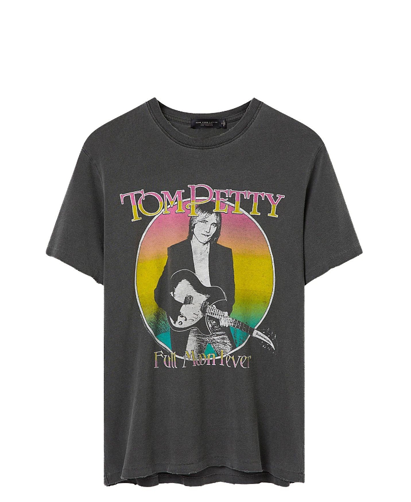 Junk Food Clothing Unisex Tom Petty Full Moon Fever Flea Market Tee