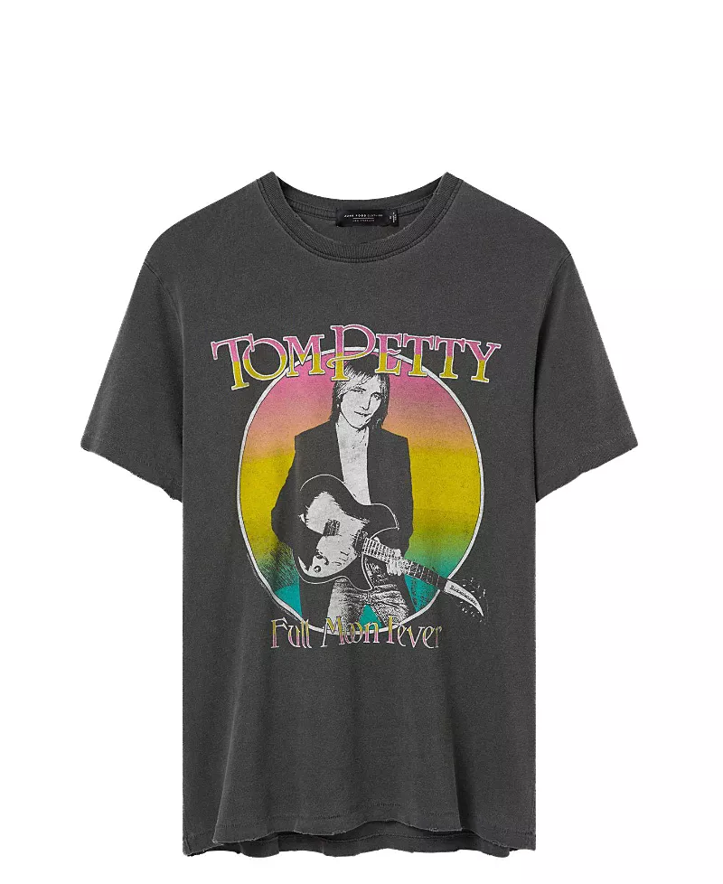 Junk Food Clothing Unisex Tom Petty Full Moon Fever Flea Market Tee
